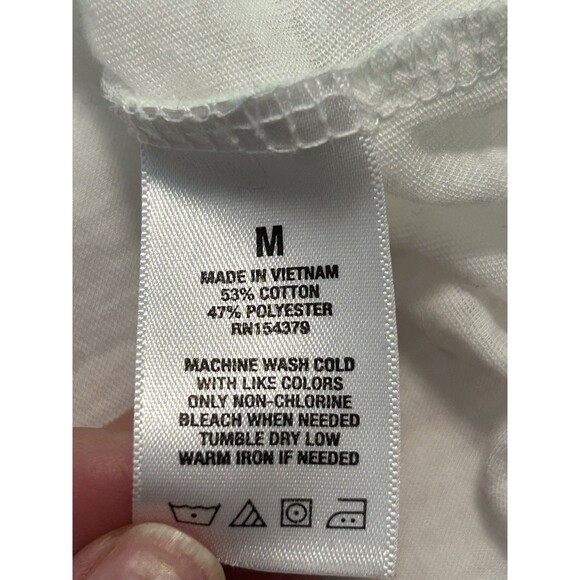 Aéropostale Loose Fit Light White Tee Women’s Medium - Picture 4 of 6